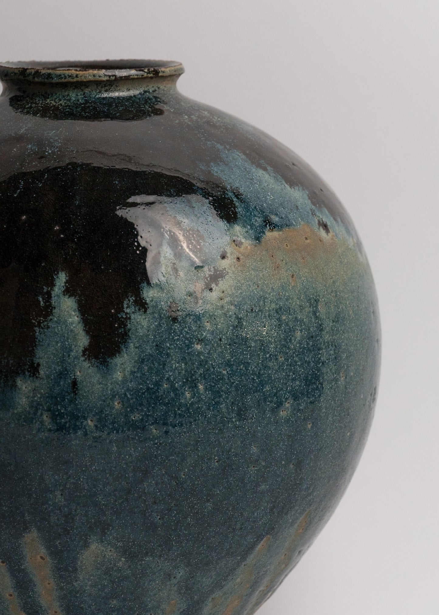 Large handbuilt vase