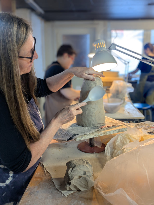 8-week Introduction to Ceramics Hand-building and  Wheel Throwing Course, Tuesday morning
