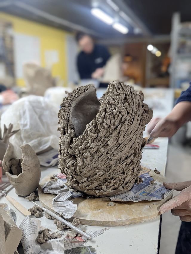 8-week Introduction to Ceramics Hand-building and  Wheel Throwing Course, Tuesday morning