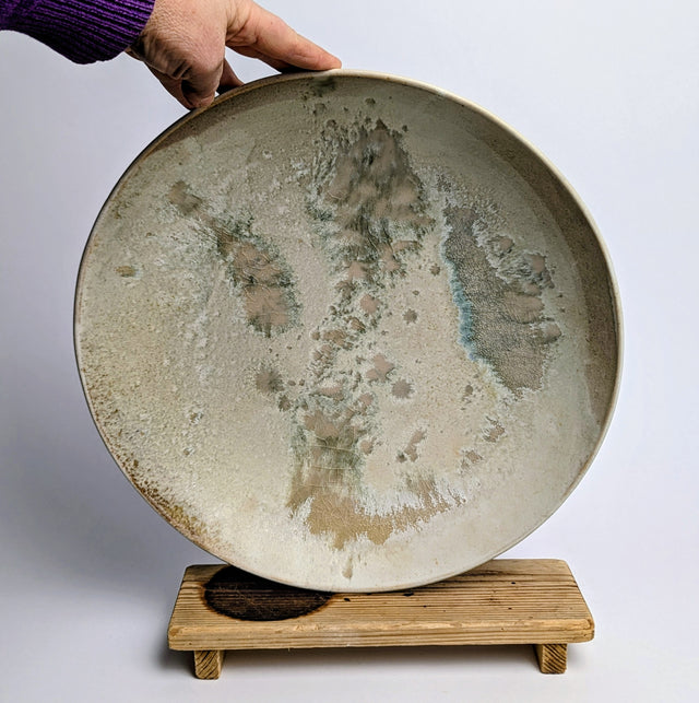 Large stoneware platter