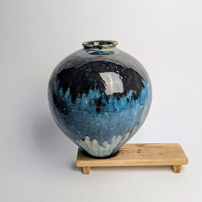 Large handbuilt vase