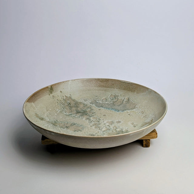 Large stoneware platter