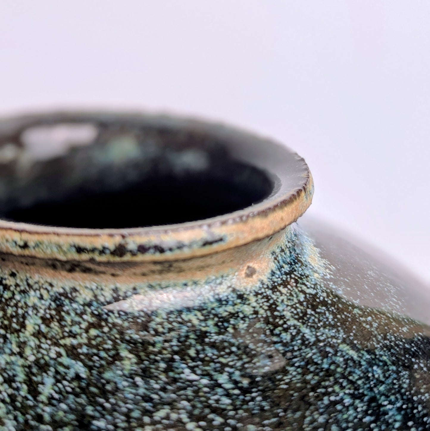 Large handbuilt vase